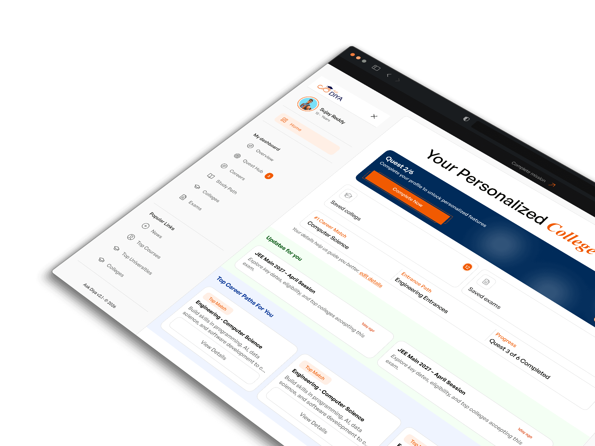 See Student Dashboard in Action